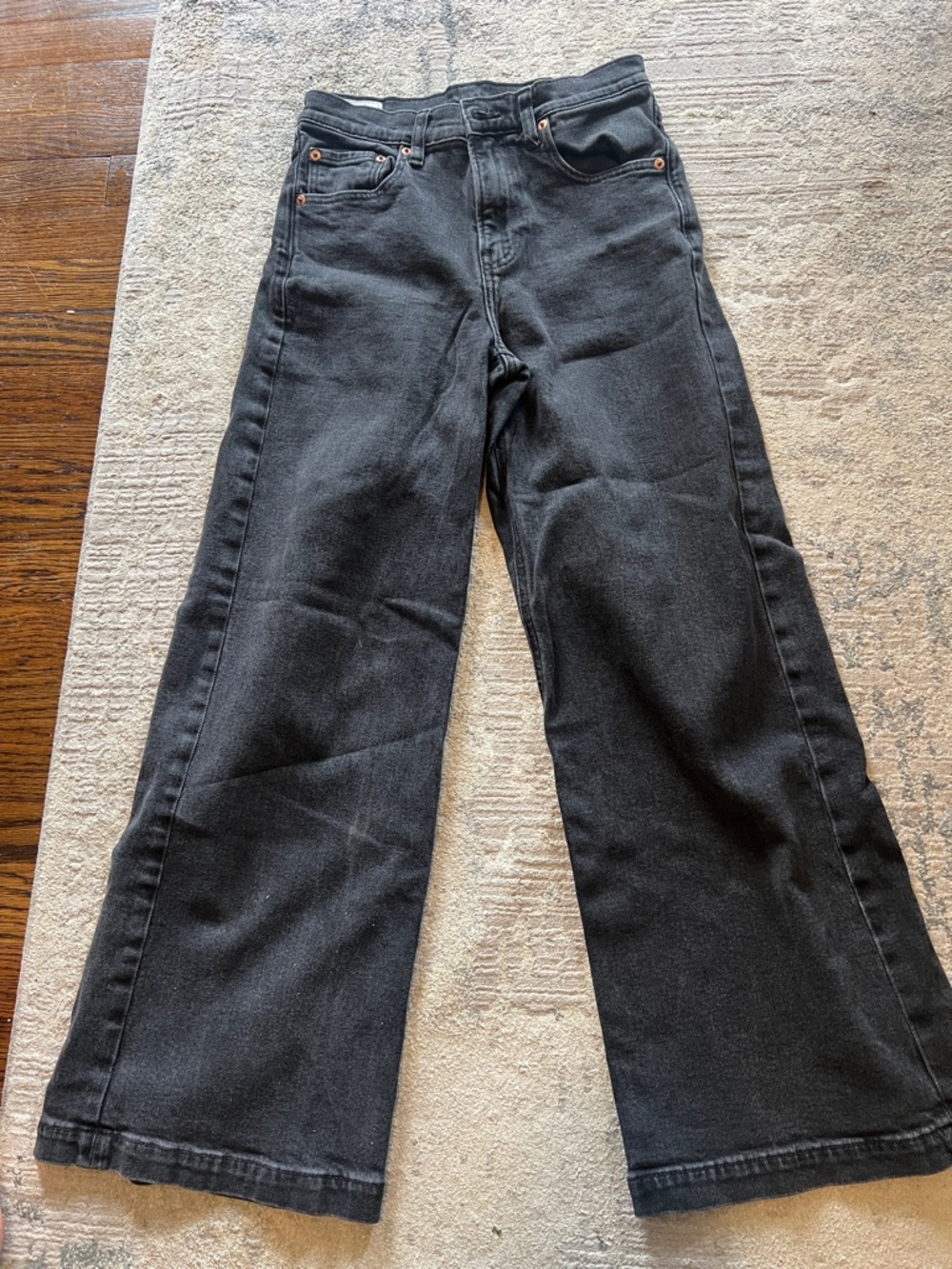 GAP Black Wide-Leg Women's Jeans